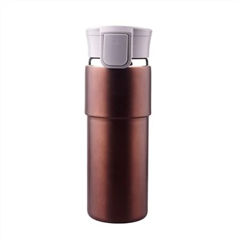 450ml 304 คู่ผนังสูญญากาศสแตนเลสรถถ้วย
